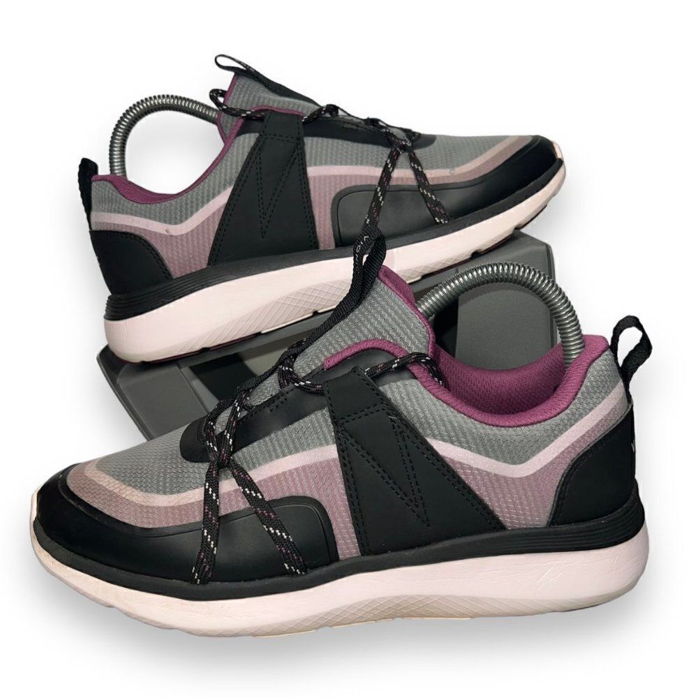 Vionic‎ Austyn Mesh Athletic Comfort Sneakers Black / Purple Women's 8